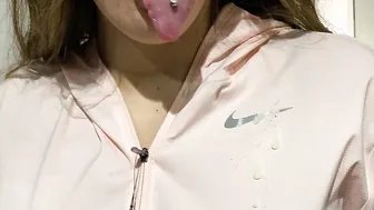 Outdoor Dressing Room Fellatio getting messy