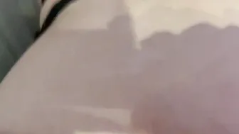 Hoe blows foot and rims daddy’s booty and getting a big cummed - MaskeddCouple