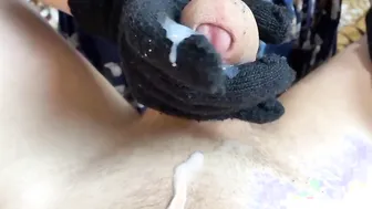 Juicy hand job jizzed compilation
