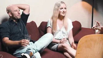 TEASER: Kiss Him or Else - Charlie Forde wiggles off her skirt after her boss tells her she must screwed