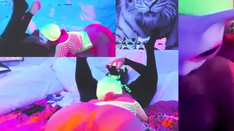 @SexyNeonKitty being a kinky kitty