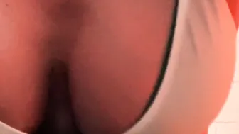 pov View my BREASTS into the GYM Risky OUTDOOR flashing