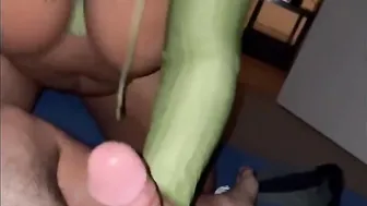 Black bbw hot Deja blows Colombian cock