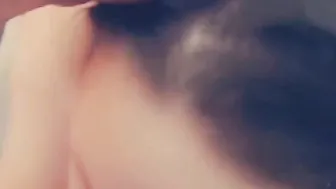 Lusty bimbo takes penis inside point of see