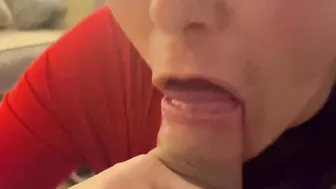 Gamer FELLATIO with Oral Jizzed