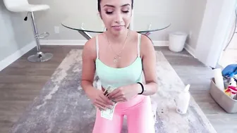 Sperm Across Paulina Ruiz Face