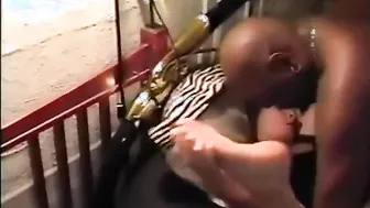 Ex-Wife fucks and blows african penis for the first time