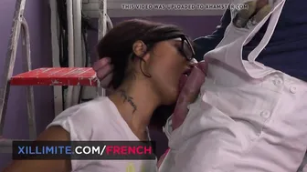 Sex with the French dark hair interior decorator