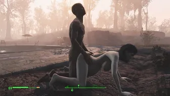Ghoul get Pregnant. Half-zombie Gently Pounded a Woman from behind | Fallout