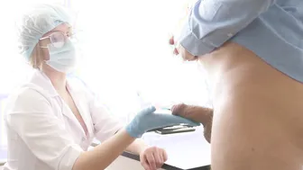 Doctors porn video – Big Titted Doctor milking the prostate.Stuck her finger into anal