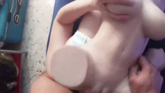 goddess lovers use a sex doll to masturbate