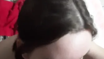 Слюнявый минет teens летней