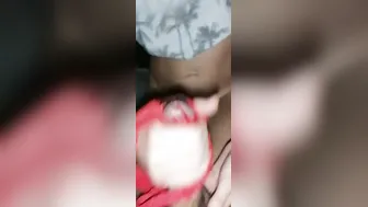 Edging Hand Job for a Gigantic Cum Load on Red Lingerie