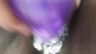 View me cream on my dildo 