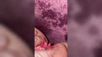 Piss fan onto towel
