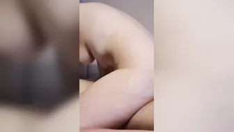 Mom ride gigantic penis on the sofa