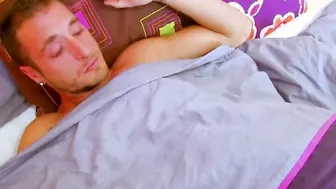 Wake up blow and Beauty anal nailed