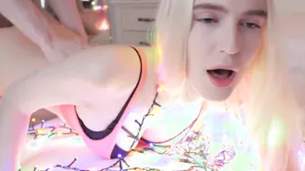 Preparing for Christmas - Teenagers Riding Me Until I Cum In Her