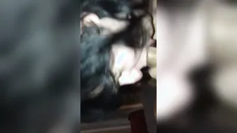 Cheating skank blows my cock