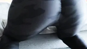 Step Sister Screwed Rough With Cummed Into Ripped Yoga Leggings