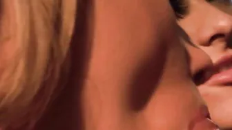 Bombshell bartenders Paige Ashley three-way with hubby face painted cum
