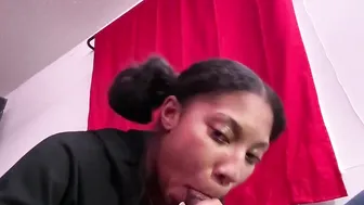 oishiitheebrat~ Blown off my exs Bestfriends gigantic penis with lots of spit for his birthday