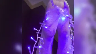 goddess Legs Inside White Fishnet Stockings Trailer