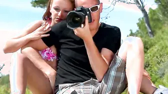 Banged on the beach and filmed