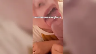 I was asking for a big black cock when I was blowing my hubby cock