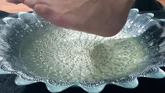 ASMR Office Lady Getting Toes Filed Toenails Cut + Pedicured Nylon Tights pov