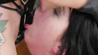 Anal sub plowed deep by female domination BONDAGE skank