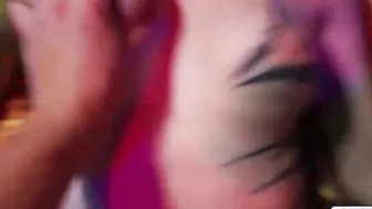 Ink Bimbos - Anal Threesome Gangbanged by Hunks