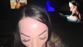 Gets Bj at the Movies by Tatted Milf Bimbo