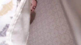 spy pregnant ex-wife MASTURBATING inside shower CAUGHT