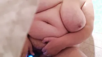 spy pregnant ex-wife MASTURBATING inside shower CAUGHT