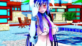 【MMD R-teenagers SEX DANCE】PERVERSE TITTED BAE YUMMY BUTT SWEET TEMPTATION 熱いお尻 [MMD]