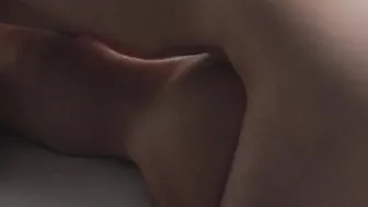 Gentle Rubs and Nice Sex with Cum on the Butt