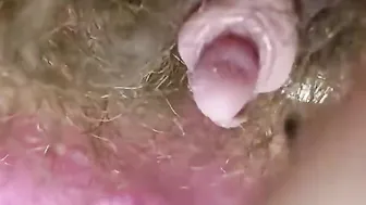 Squirt Bushy cunt