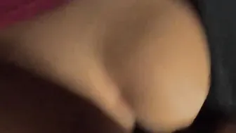 Pawg cumming on huge cock POV