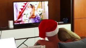 Home not Alone. Crazy anal Christmas story with Sensual step-daughter while cougar no view