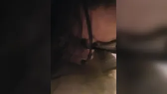 Love blowing his gigantic dick