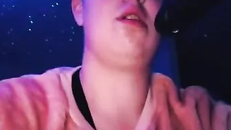Sucking Off my Triple Dick Sex Toy  bbcs