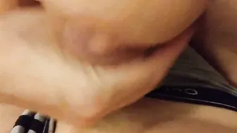 point of view outside mutual masturbation and titty boned strokes