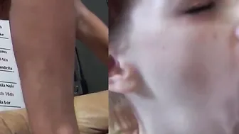 red head beauty getting her sweet face fuck