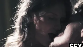 See this Cuties huge natural titties bounce as she ride her man