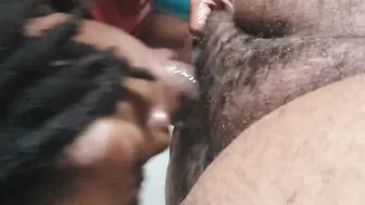 Swallowin The Penis while her bf is at Work