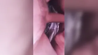No Face ~ She loves ride his thick penis reverse cowgirl for the first time