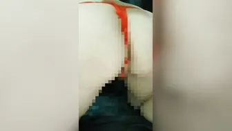 (素人·個人撮影·投稿3回目)Gカップ巨乳·爆乳ド変態OLが紐を玉結びにしておマンコに擦り付けた後…？！乳首/潮吹き/コスプレ/ソフトSM/レズ/手淫/淫乱/アマチュア/巨尻/痴女/女子大生