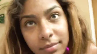 African stepsis deepthroating into POV
