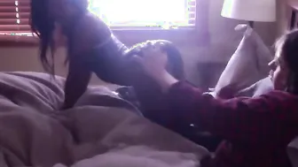 Dark Bae Sucking Off Light Penis